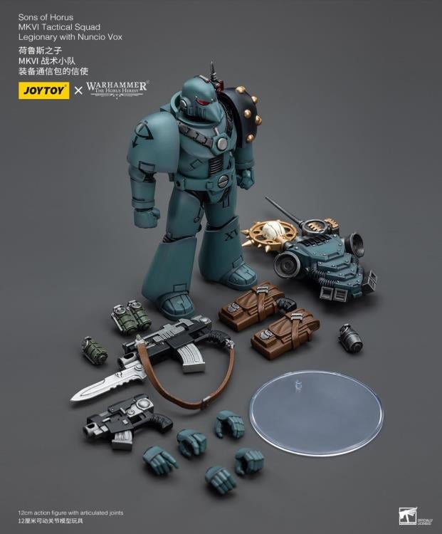 Warhammer 40K - The Horus Heresy - Sons of Horus  - MKVI Tactical Squad Legionary with Nuncio Vox