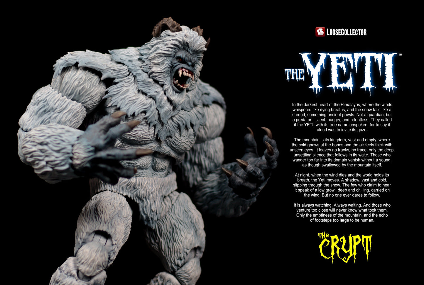 The Crypt Yeti Action Figure (Preorder Q1 2026)