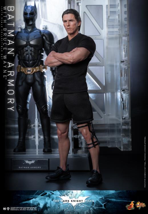 The Dark Knight Rises - Batman Armory with Bruce Wayne 1/6th Scale Collectible Figure - MMS702