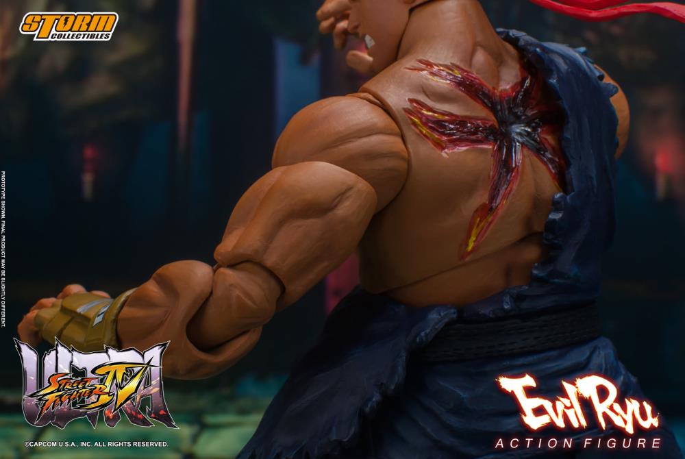 storm collectibles Ultra Street Fighter IV Evil Ryu 1/12 Scale Figure