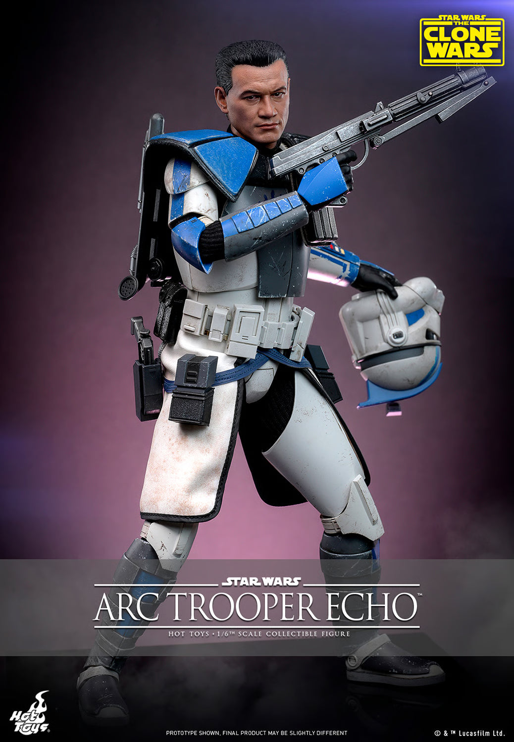Star Wars: The Clone Wars - Arc Trooper Echo 1/6th Scale Collectible Figure - TMS133