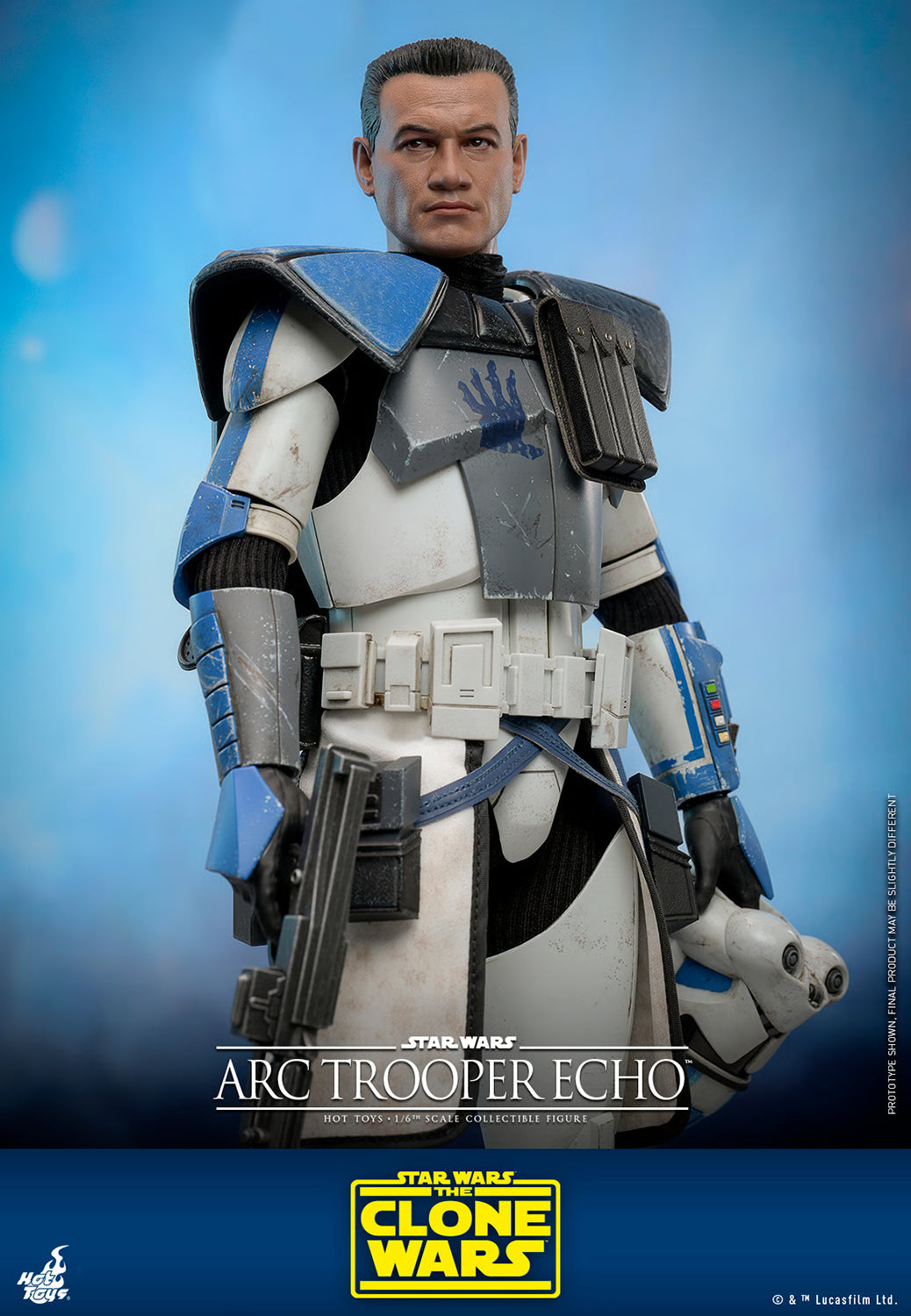 Star Wars: The Clone Wars - Arc Trooper Echo 1/6th Scale Collectible Figure - TMS133