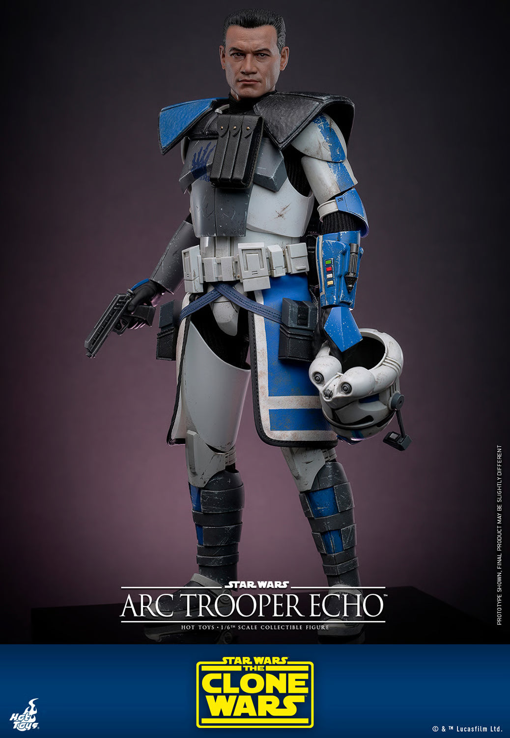Star Wars: The Clone Wars - Arc Trooper Echo 1/6th Scale Collectible Figure - TMS133