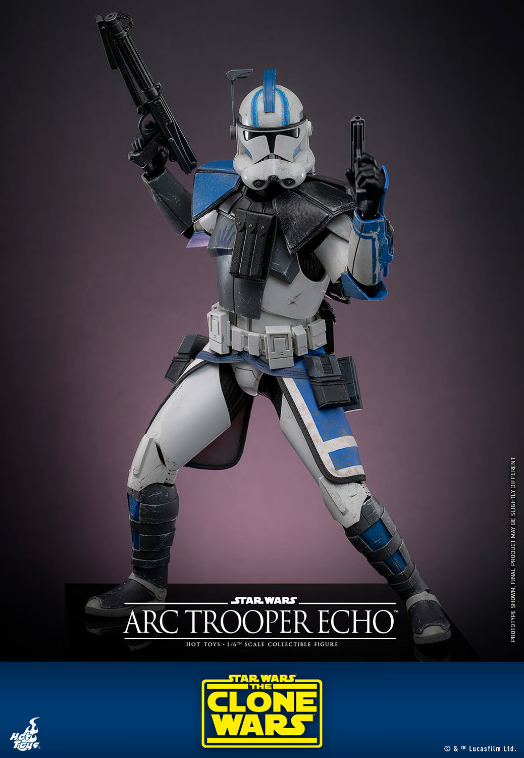 Star Wars: The Clone Wars - Arc Trooper Echo 1/6th Scale Collectible Figure - TMS133