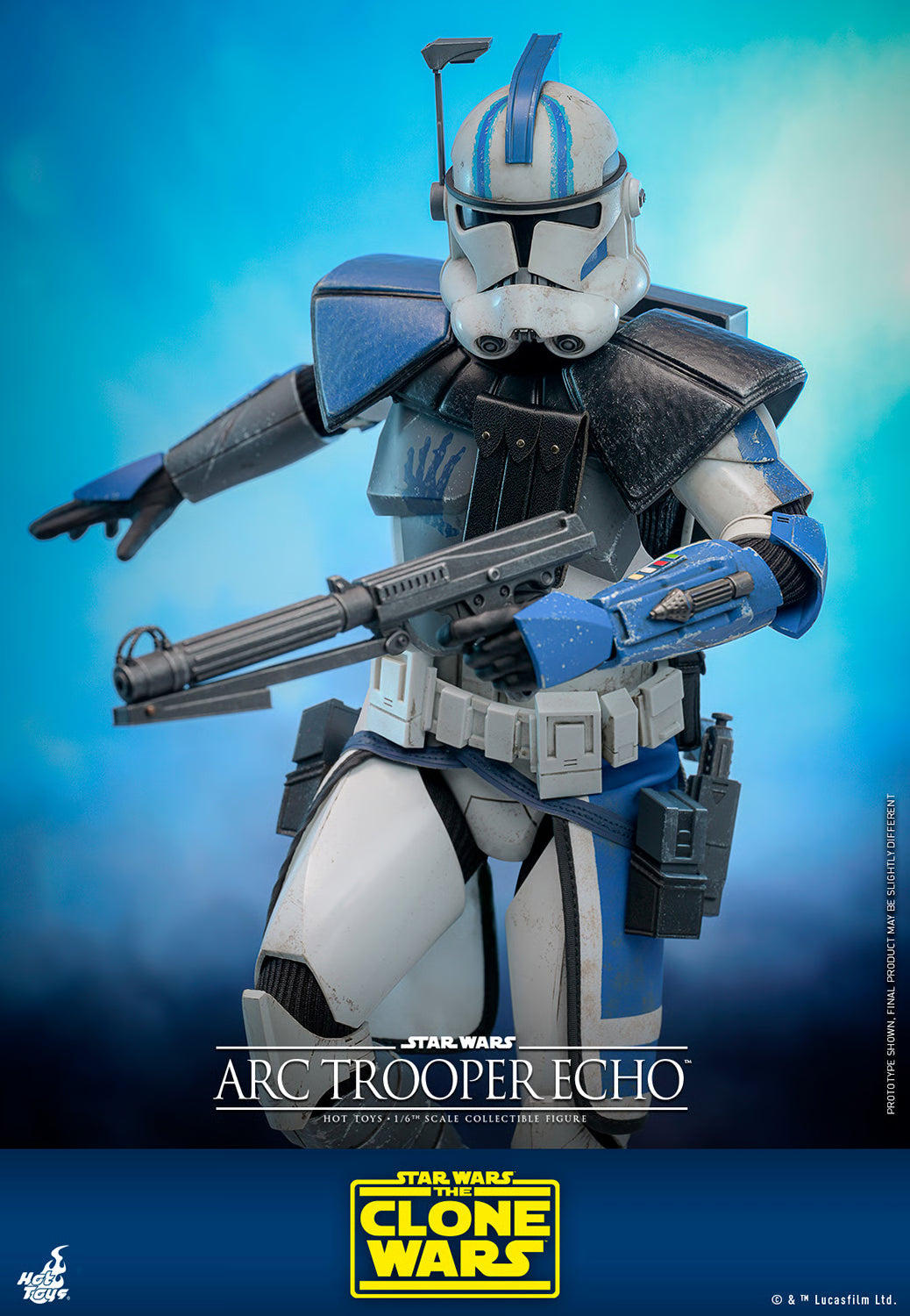 Star Wars: The Clone Wars - Arc Trooper Echo 1/6th Scale Collectible Figure - TMS133