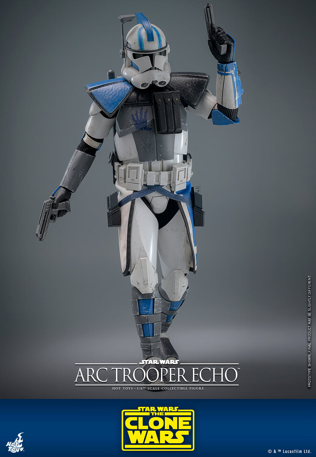 Star Wars: The Clone Wars - Arc Trooper Echo 1/6th Scale Collectible Figure - TMS133