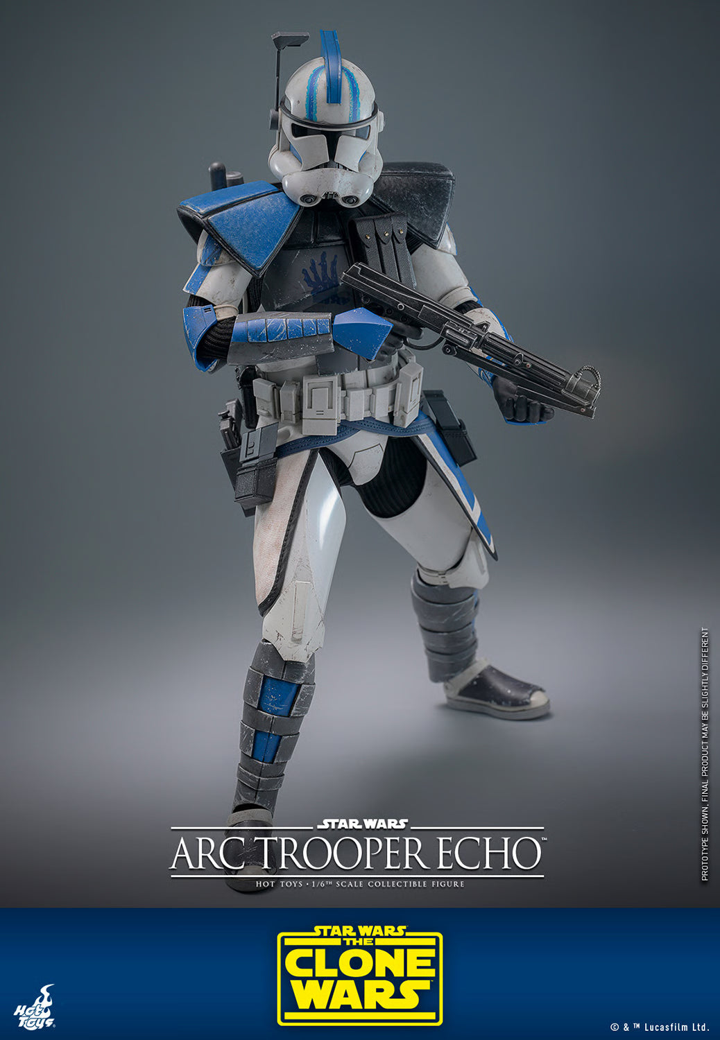 Star Wars: The Clone Wars - Arc Trooper Echo 1/6th Scale Collectible Figure - TMS133