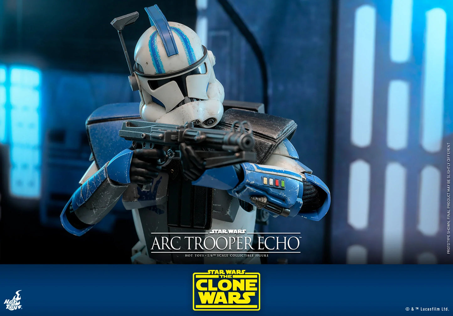 Star Wars: The Clone Wars - Arc Trooper Echo 1/6th Scale Collectible Figure - TMS133