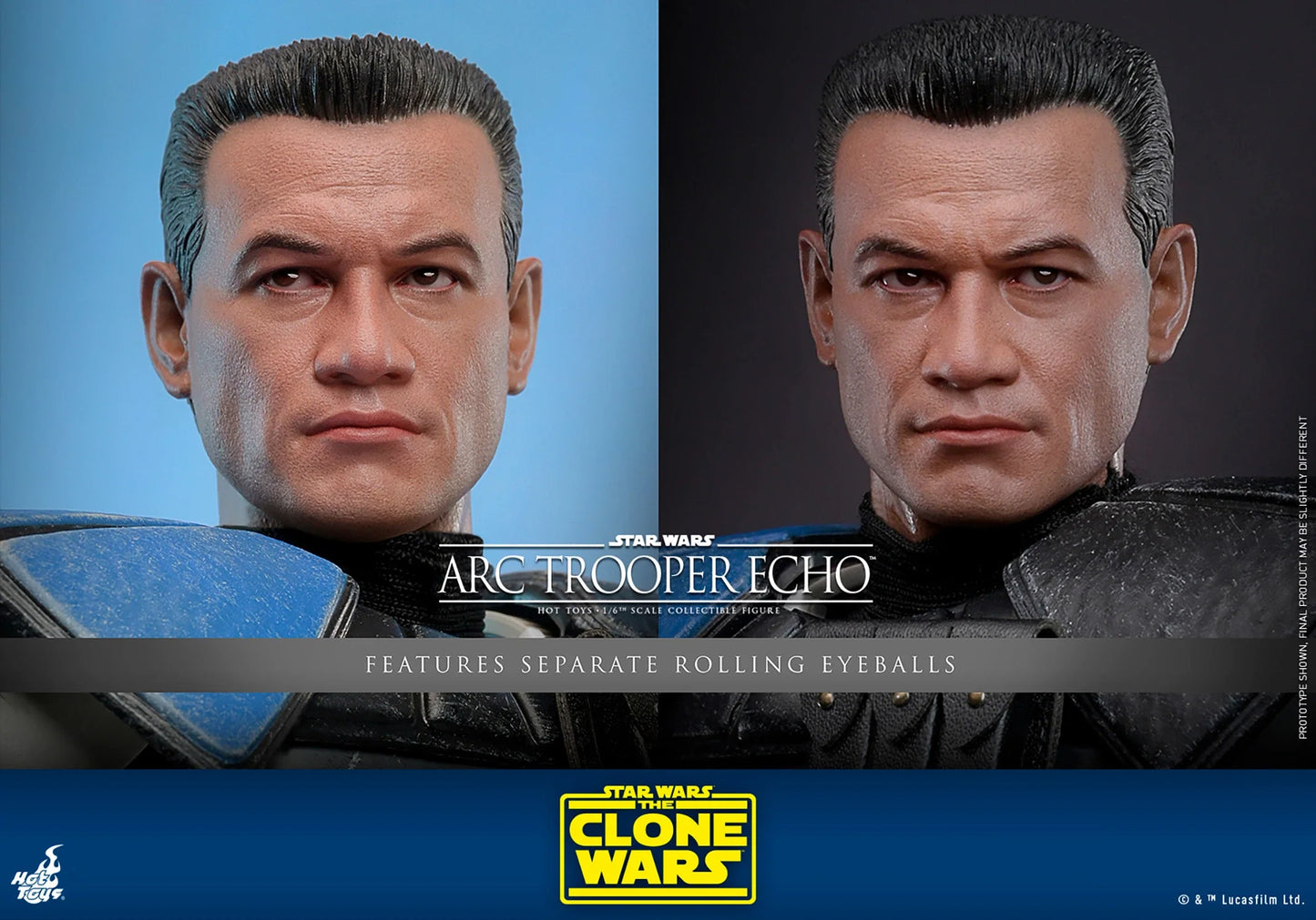 Star Wars: The Clone Wars - Arc Trooper Echo 1/6th Scale Collectible Figure - TMS133