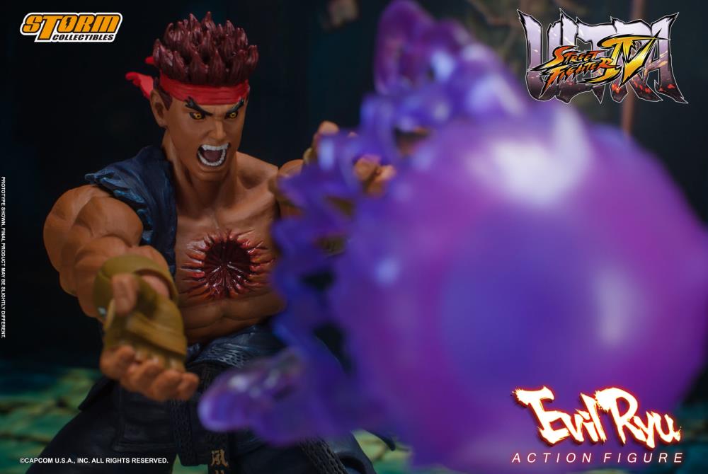storm collectibles Ultra Street Fighter IV Evil Ryu 1/12 Scale Figure