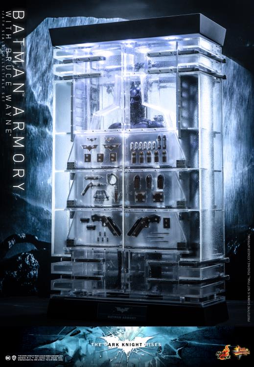 The Dark Knight Rises - Batman Armory with Bruce Wayne 1/6th Scale Collectible Figure - MMS702