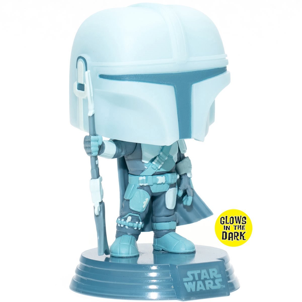 Star Wars: The Mandalorian Hologram Glow-in-the-Dark Pop! Vinyl Figure - Exclusive