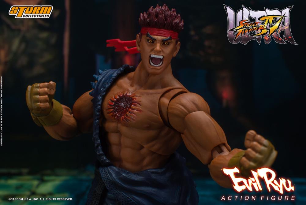 storm collectibles Ultra Street Fighter IV Evil Ryu 1/12 Scale Figure