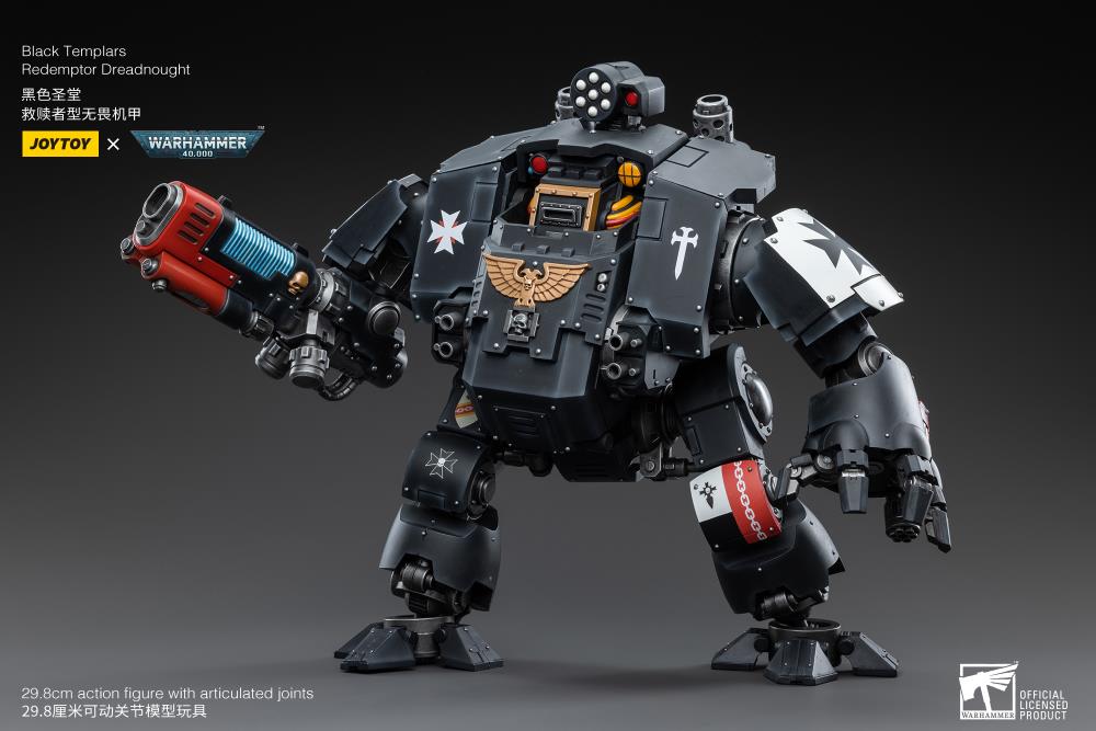 Warhammer 40K - Black Templars - Redemptor Dreadnought - Action Figure