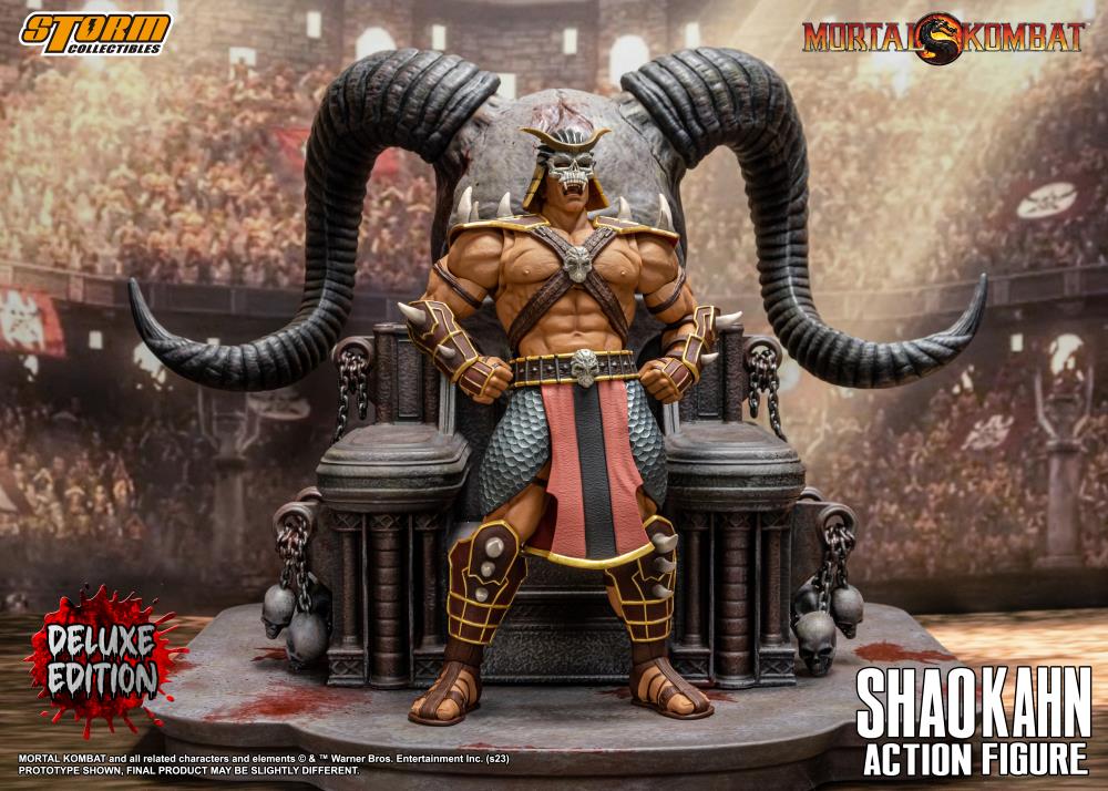 Storm Collectibles - Mortal Kombat Shao Kahn - Deluxe - 1/12 Scale (Sub-Par Packaging)