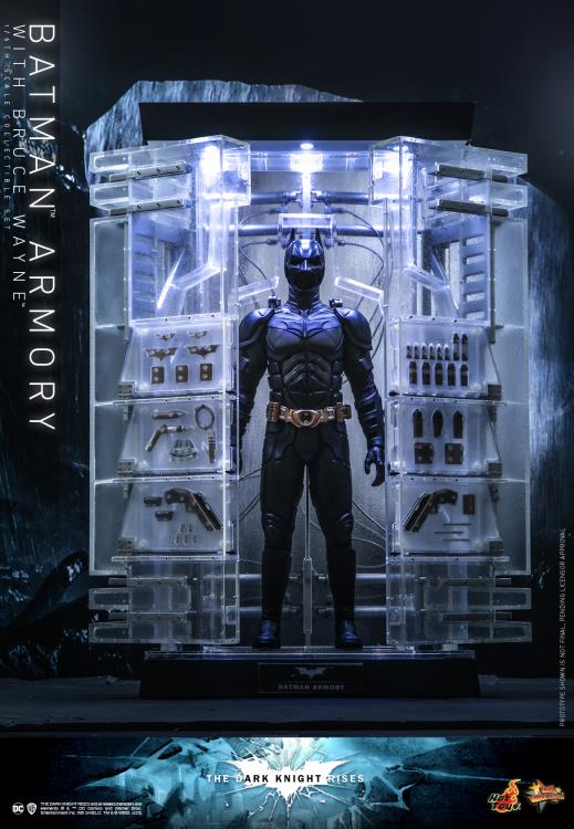 The Dark Knight Rises - Batman Armory with Bruce Wayne 1/6th Scale Collectible Figure - MMS702