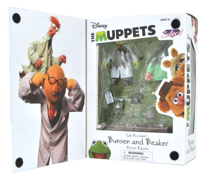 The Muppets Bunsen & Beaker Lab accident SDCC 2021 Exclusive Deluxe Action Figure Set Comic con