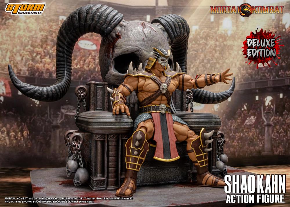 Storm Collectibles - Mortal Kombat Shao Kahn - Deluxe - 1/12 Scale (Sub-Par Packaging)