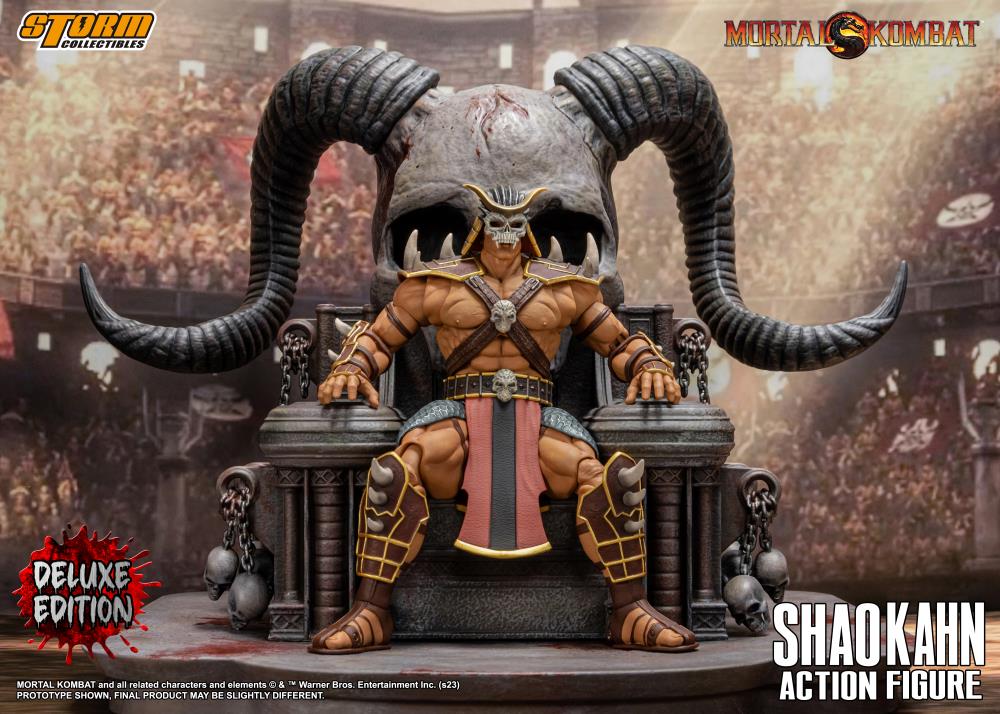 Storm Collectibles - Mortal Kombat Shao Kahn - Deluxe - 1/12 Scale (Sub-Par Packaging)