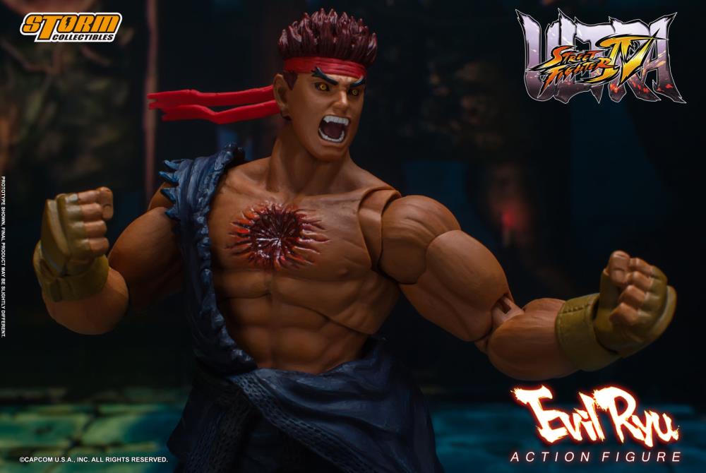 storm collectibles Ultra Street Fighter IV Evil Ryu 1/12 Scale Figure
