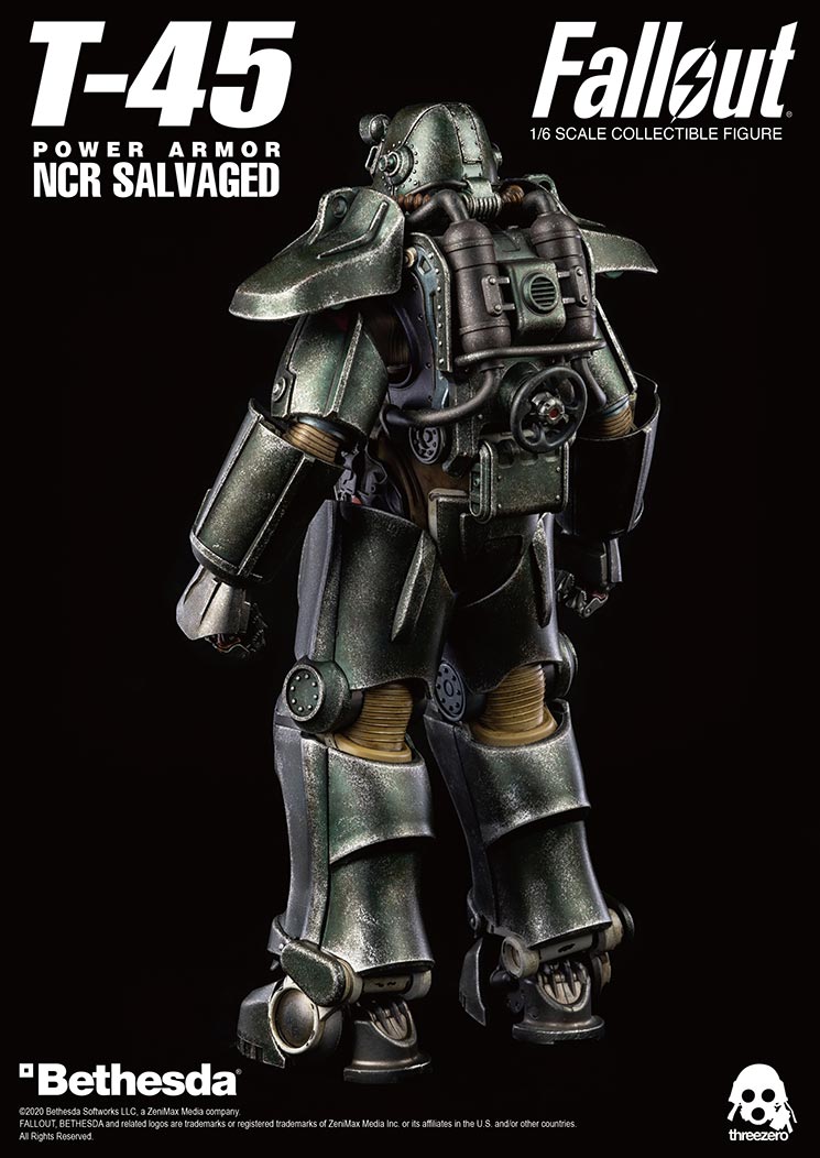 ThreeZero Fallout T-45 NCR Salvaged Power Armor