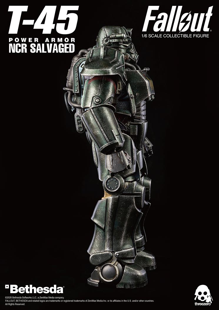 ThreeZero Fallout T-45 NCR Salvaged Power Armor