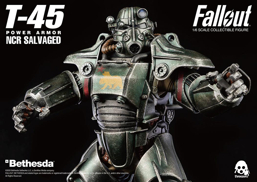 ThreeZero Fallout T-45 NCR Salvaged Power Armor