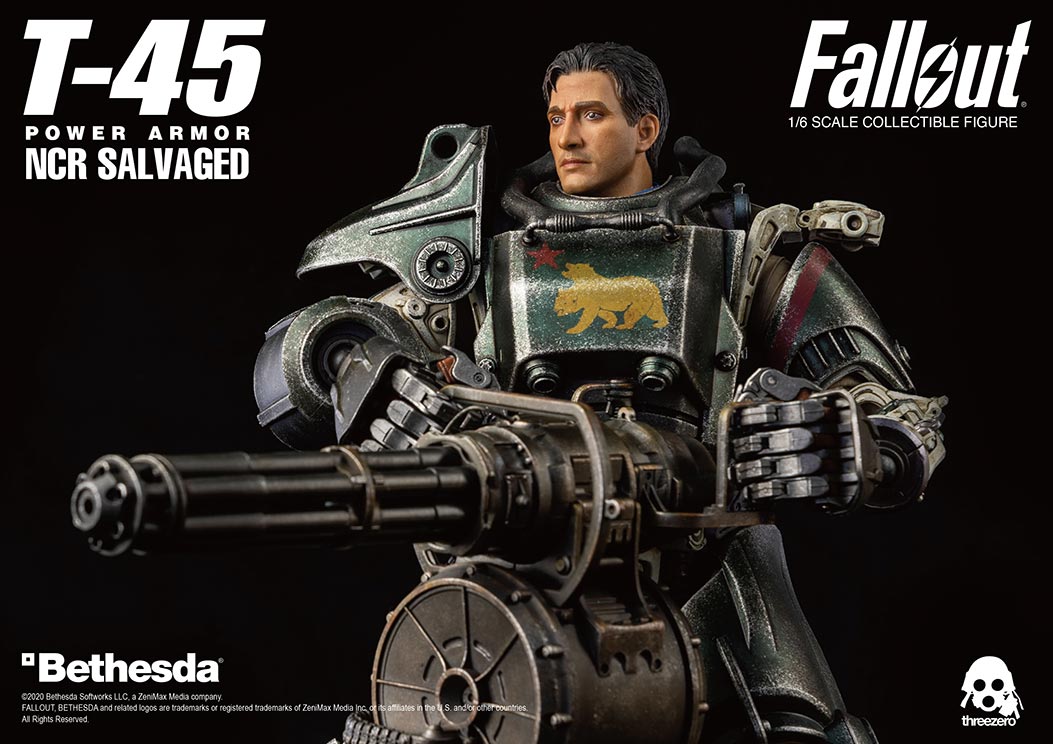 ThreeZero Fallout T-45 NCR Salvaged Power Armor