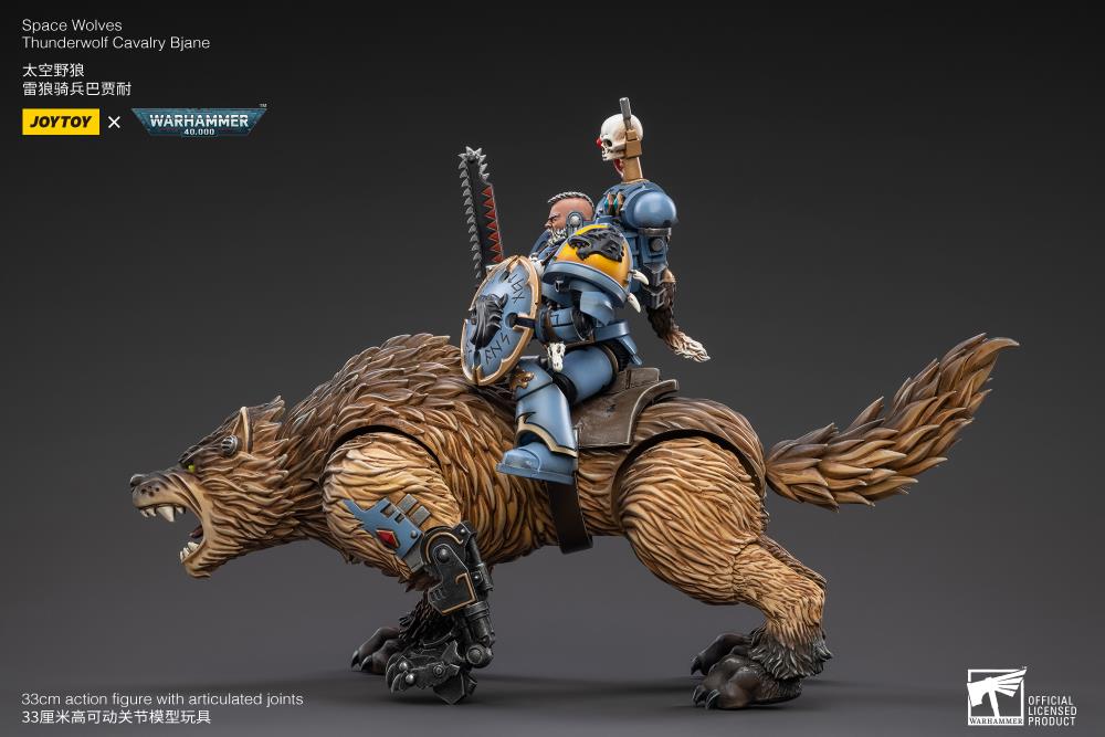 Warhammer 40K-  Space Wolves - Thunderwolf Cavalry Bjane