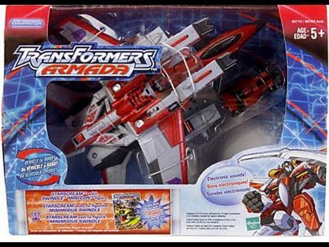Transformers Armada Starscream with Swindle