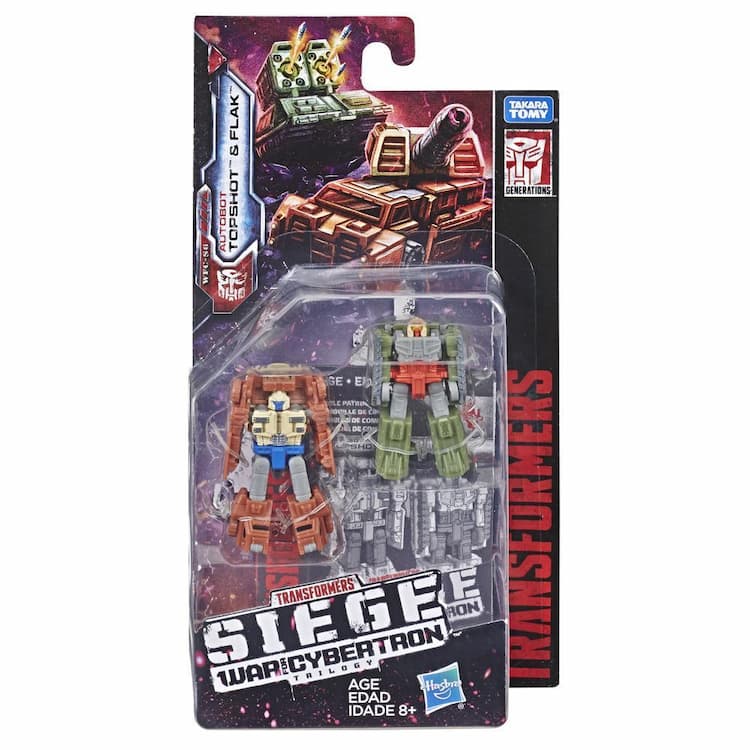 Transformers War for Cybertron Siege Series Topshot & Flak