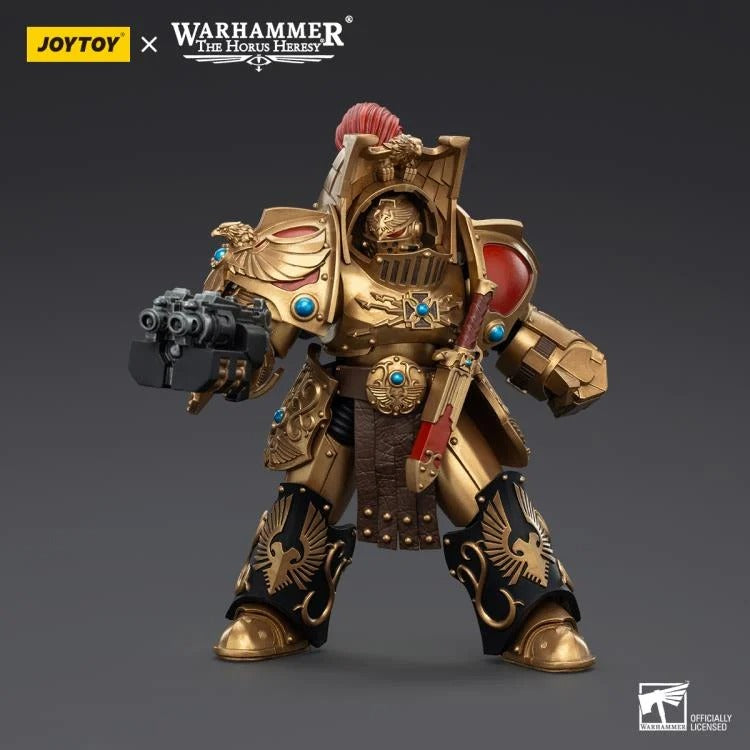 Warhammer: The Horus Heresy Legio Custodes Aquilon Terminator Squad Aquilon with Lastrum Storm Bolter