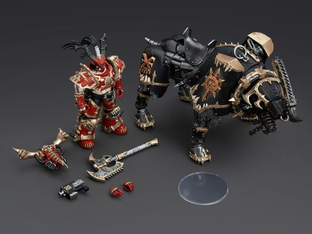 Warhammer 40K - World Eaters - Lord Invocatus with Khrone Juggernaut Daemon