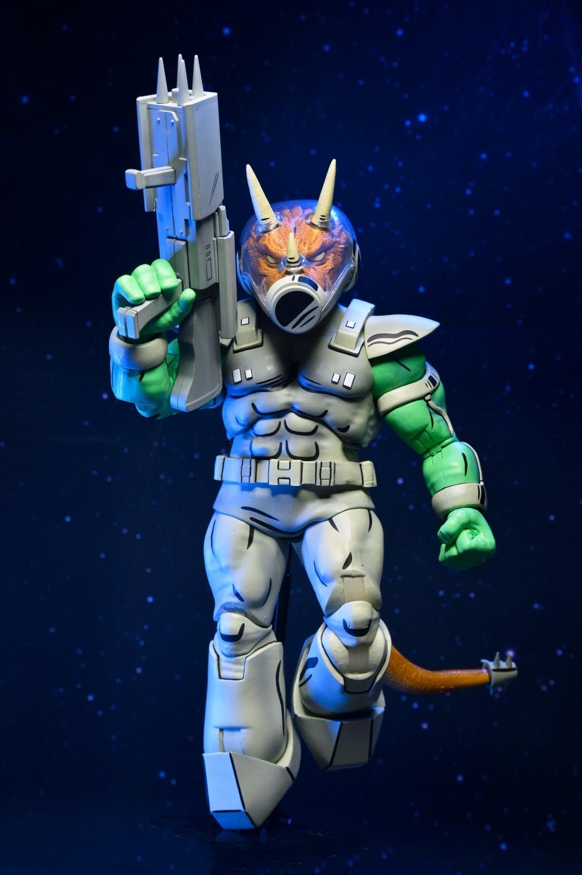 Teenage Mutant Ninja Turtles (Mirage Comics) - 7” Scale Action Figure - Shock Commando Triceraton (Preorder Aug 2026)