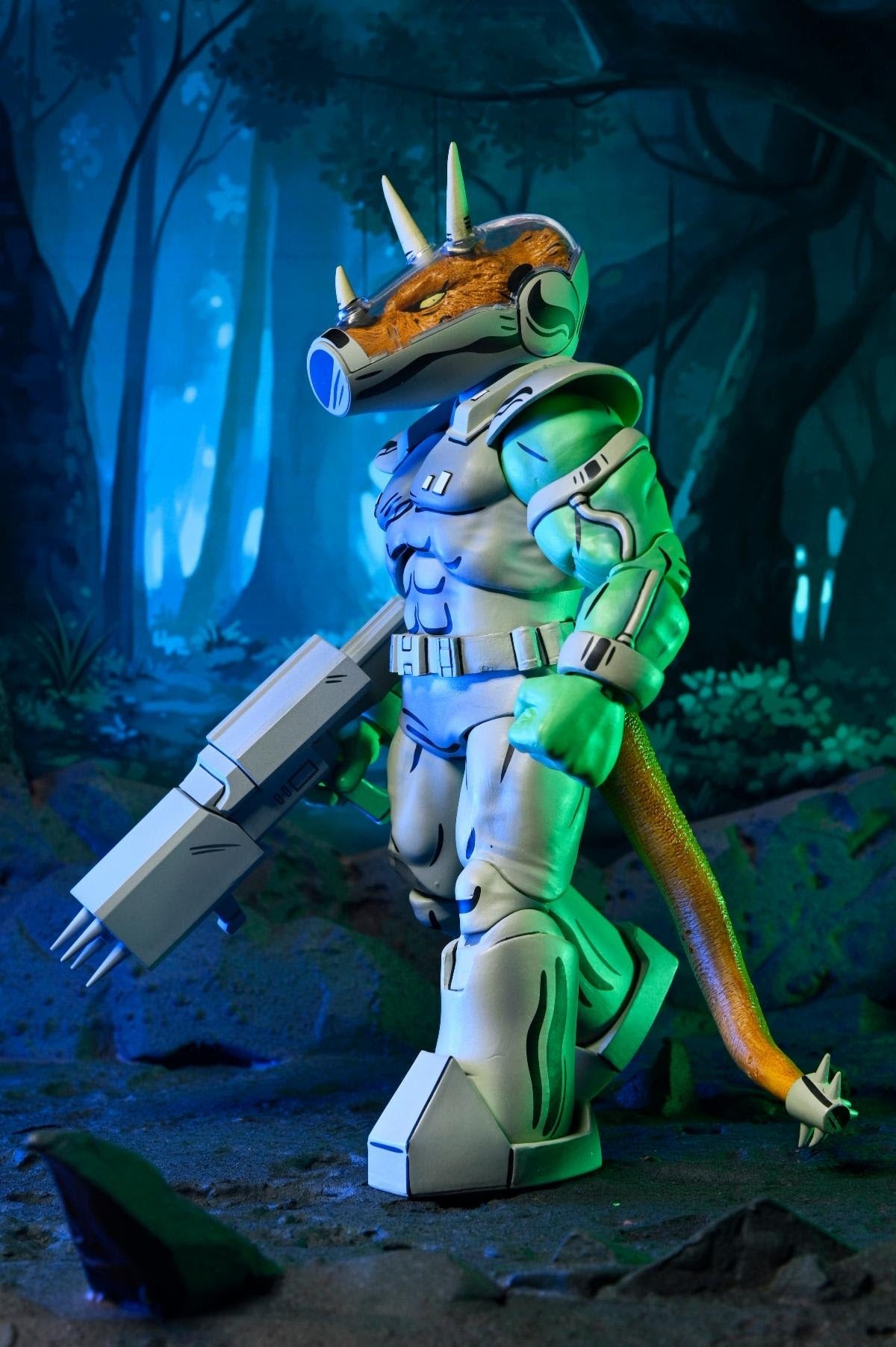 Teenage Mutant Ninja Turtles (Mirage Comics) - 7” Scale Action Figure - Shock Commando Triceraton (Preorder Aug 2026)