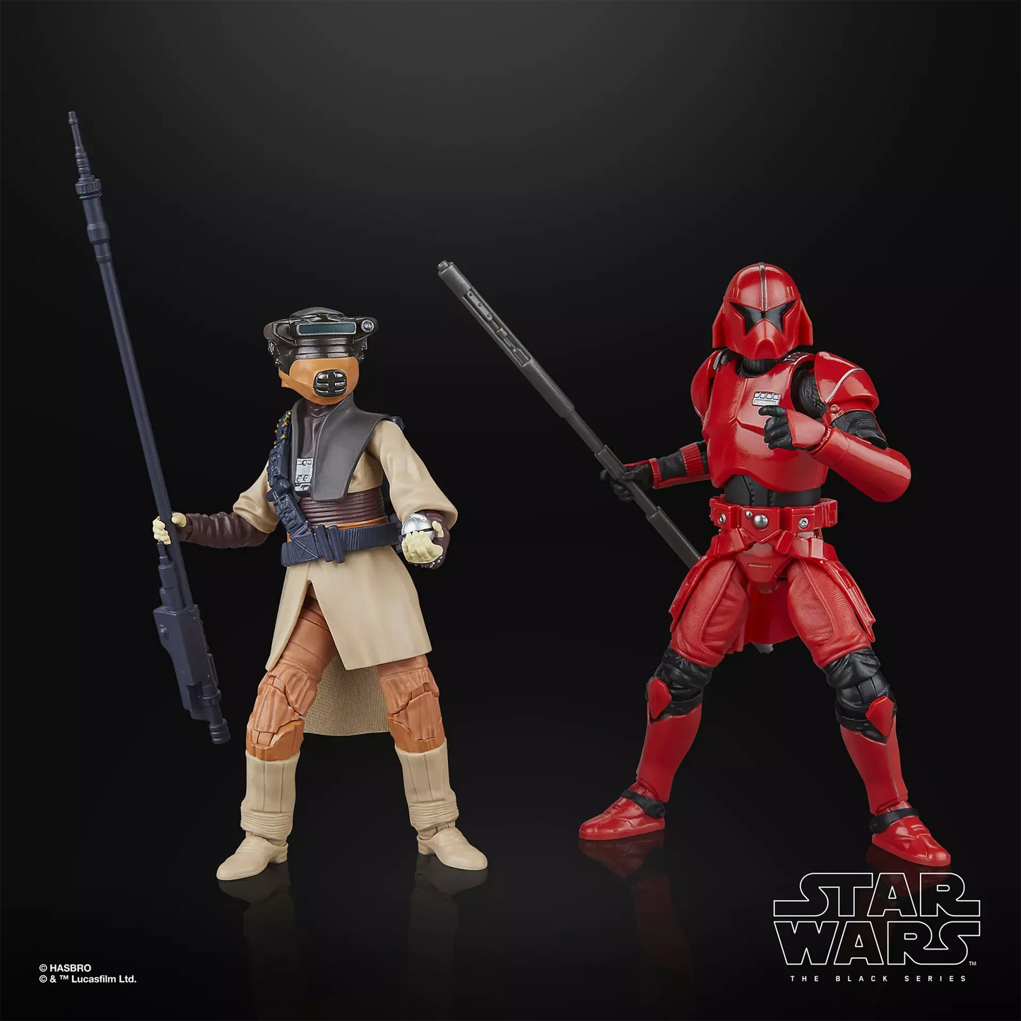 Star Wars The Black Series - Luke Skywalker (Imperial Guard) & Princess Leia Organa (Boushh)