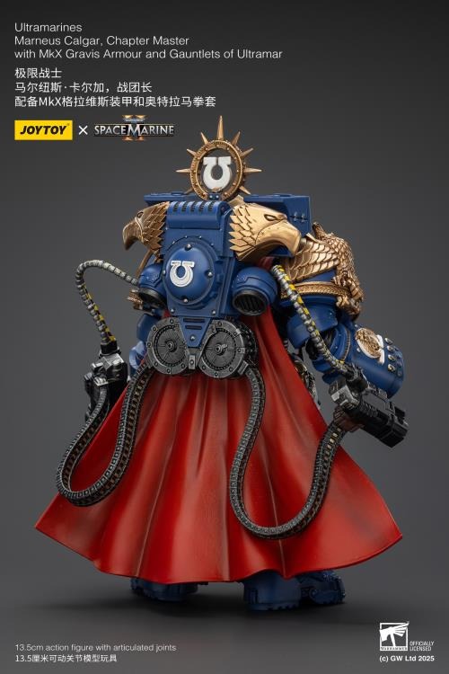 Warhammer 40K - Ultramarines - Space Marine 2 - Marneus Calgar Chapter Master with MKX Gravis Armour and Gauntlets of Ultramar