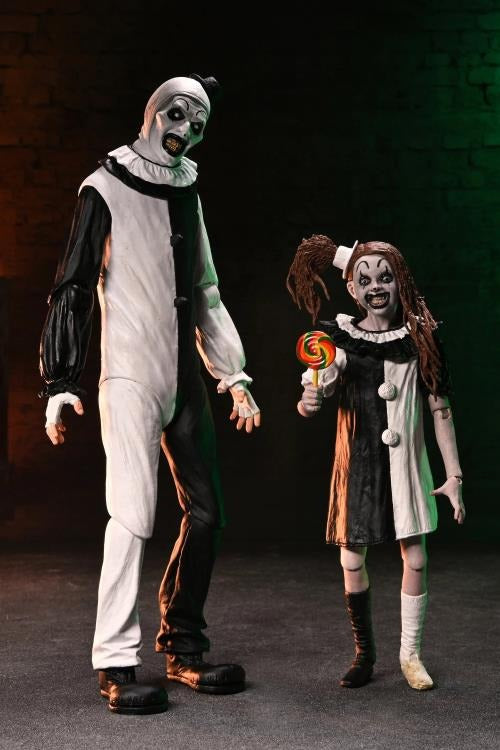 Terrifier 2 - Ultimate Art the Clown & Little Pale Girl Action Figure Two-Pack (Preorder Q3 2026)