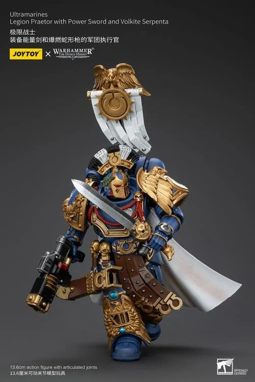 Warhammer: The Horus Heresy - Ultramarines - Legion Praetor with Power Sword and Volkite Serpenta