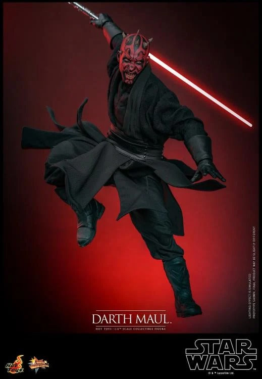 Star Wars: The Phantom Menace - Darth Maul With Sith Speeder 1/6th Scale Collectible Figure Set - MMS749