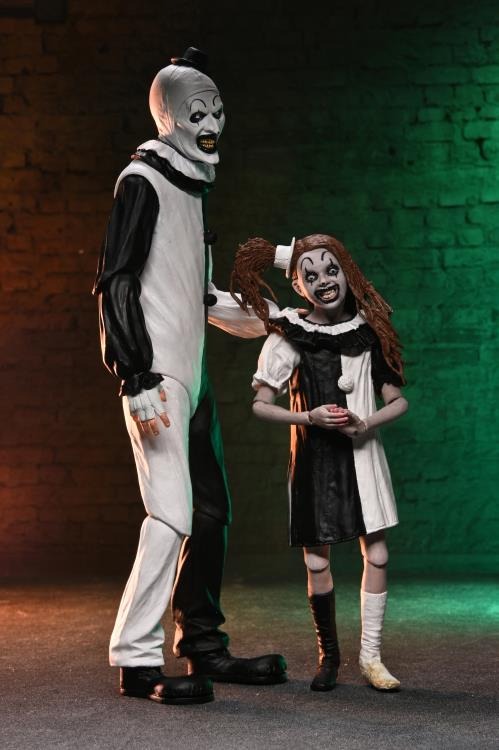 Terrifier 2 - Ultimate Art the Clown & Little Pale Girl Action Figure Two-Pack (Preorder Q3 2026)