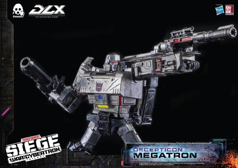 Transformers: War for Cybertron Trilogy DLX Scale Collectible Series Decepticon Megatron Action Figure (Reissue)