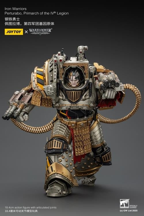 Warhammer 40K - The Horus Heresy - Iron Warriors - Perturabo, Primarch of the IVth Legion 1/18 Scale Action Figure