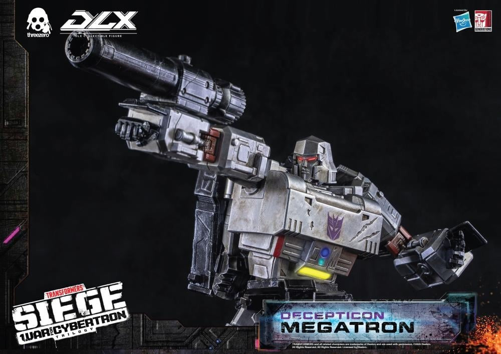 Transformers: War for Cybertron Trilogy DLX Scale Collectible Series Decepticon Megatron Action Figure (Reissue)
