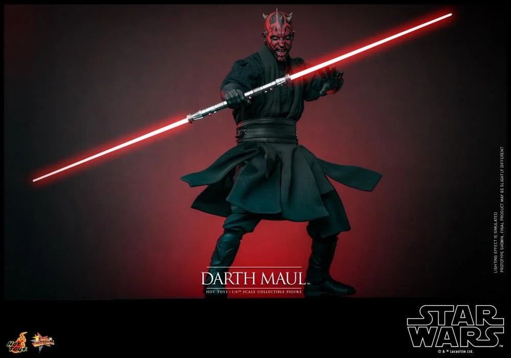 Star Wars: The Phantom Menace - Darth Maul With Sith Speeder 1/6th Scale Collectible Figure Set - MMS749