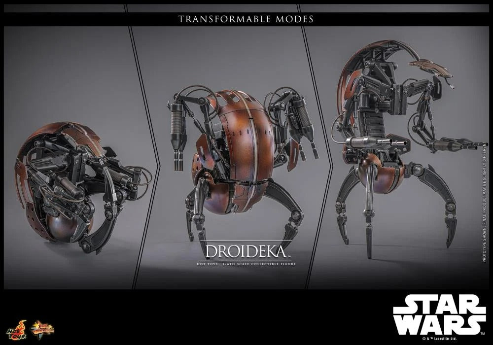 Star Wars: The Phantom Menace - Droideka 1/6th Scale Collectible Figure - MMS755
