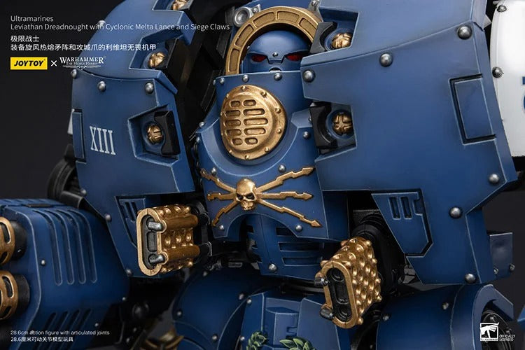 Warhammer: The Horus Heresy - Ultramarines - Leviathan Dreadnought with Cyclonic Melta Lance and Siege Claws