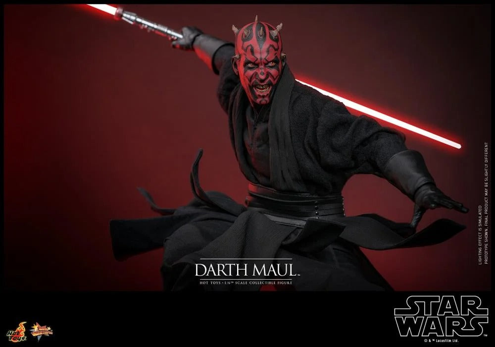 Star Wars: The Phantom Menace - Darth Maul With Sith Speeder 1/6th Scale Collectible Figure Set - MMS749
