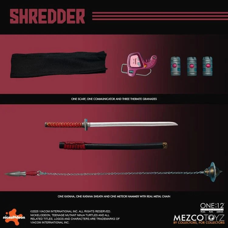 Teenage Mutant Ninja Turtles One:12 Collective Shredder Action Figure (Preorder)