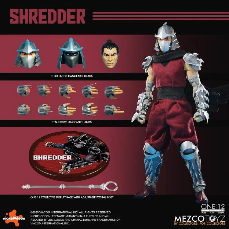 Teenage Mutant Ninja Turtles One:12 Collective Shredder Action Figure (Preorder)
